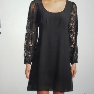 Nanette Nanette LePore Lace Sleeve A line dress